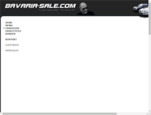 Tablet Screenshot of bavaria-sale.com